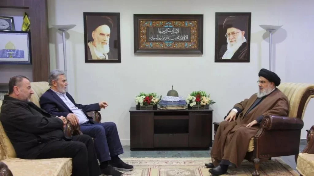 Συναντήθηκαν οι ηγέτες της Χεζμπολάχ, της Ισλαμικής Τζιχάντ και της Χαμάς – Τι συζήτησαν