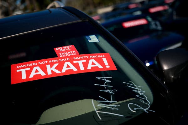 Η καθοριστική στιγμή για τα διατάγματα Takata