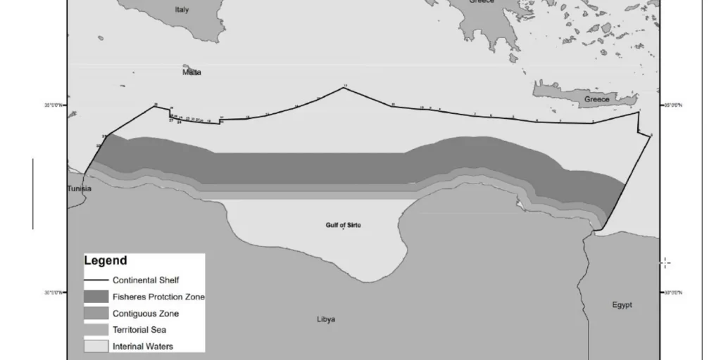 Λιβύη επανέρχεται με ρηματική διακοίνωση στον ΟΗΕ και χάρτη υφαλοκρηπίδας που φτάνει έως την Κρήτη